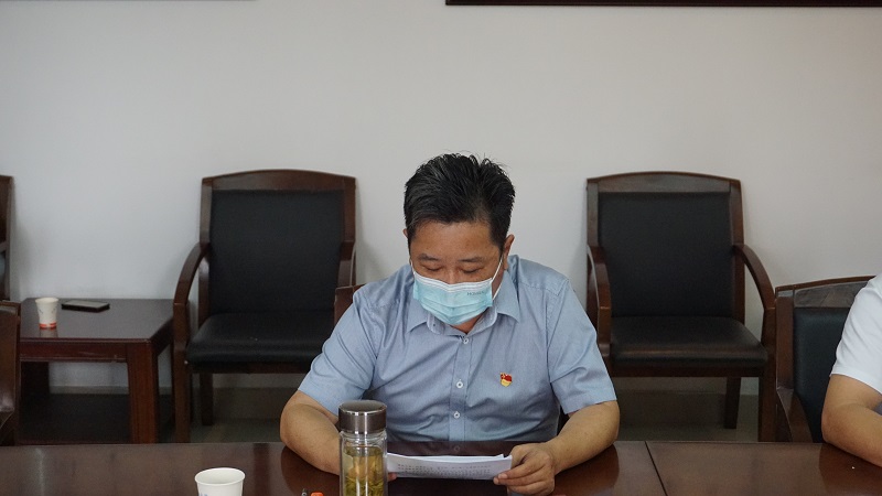 公路工程處黨支部召開(kāi)黨員大會(huì)